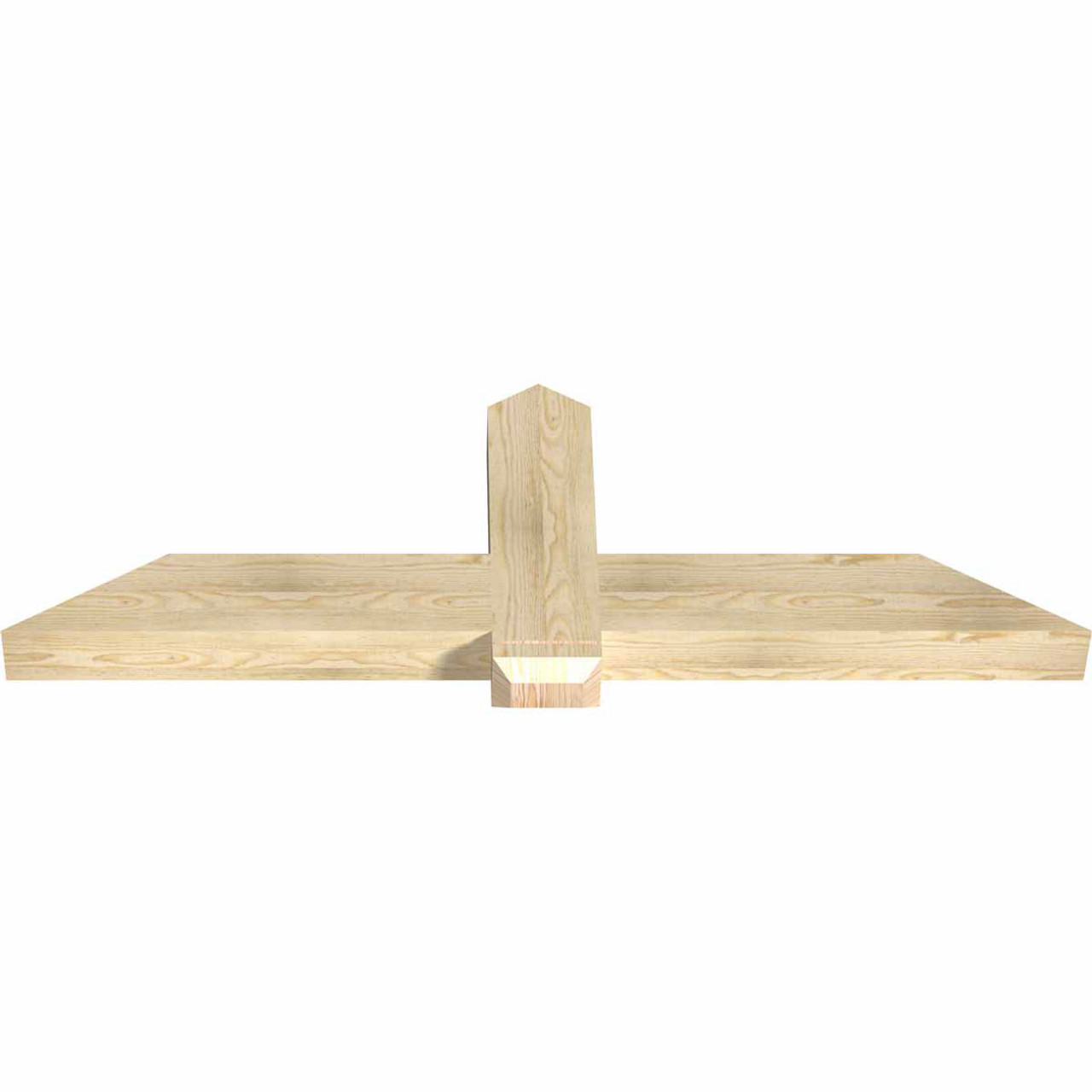 8/12 Pitch Eugene Rough Sawn Timber Gable Bracket GBW060X20X0406EUG00RDF