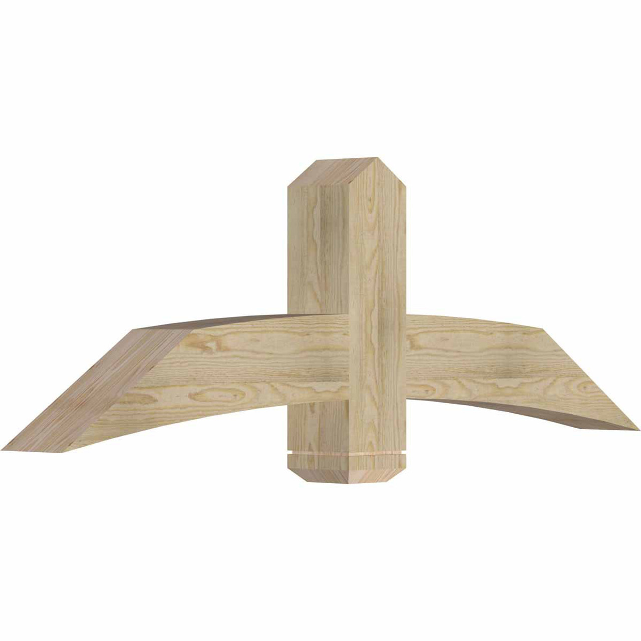 8/12 Pitch Bellingham Rough Sawn Timber Gable Bracket GBW060X20X0606BEL00RDF