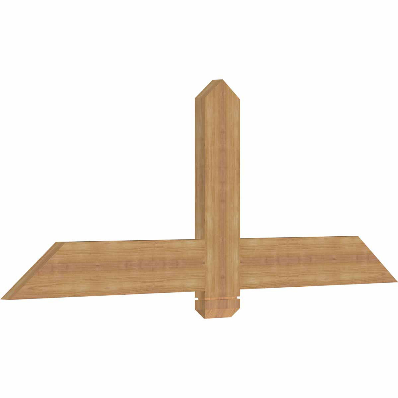 9/12 Pitch Eugene Smooth Timber Gable Bracket GBW060X22X0206EUG00SWR