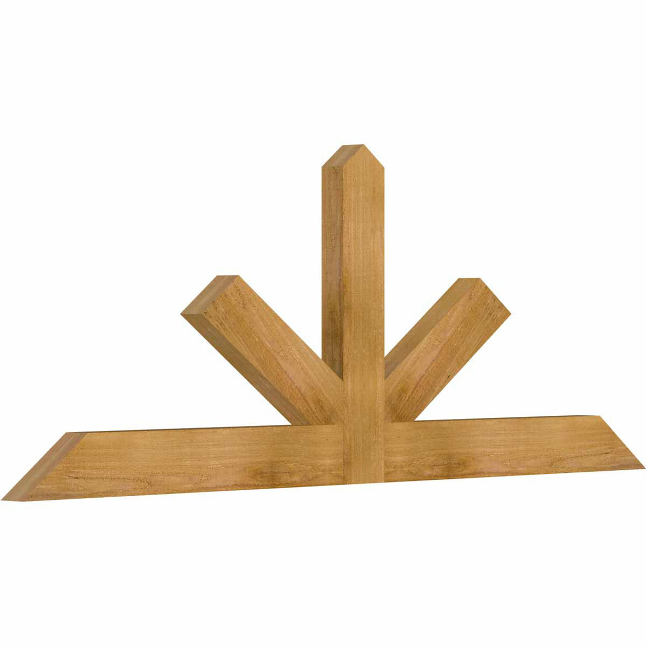 9/12 Pitch Saratoga Rough Sawn Timber Gable Bracket GBW060X22X0204SAR00RWR