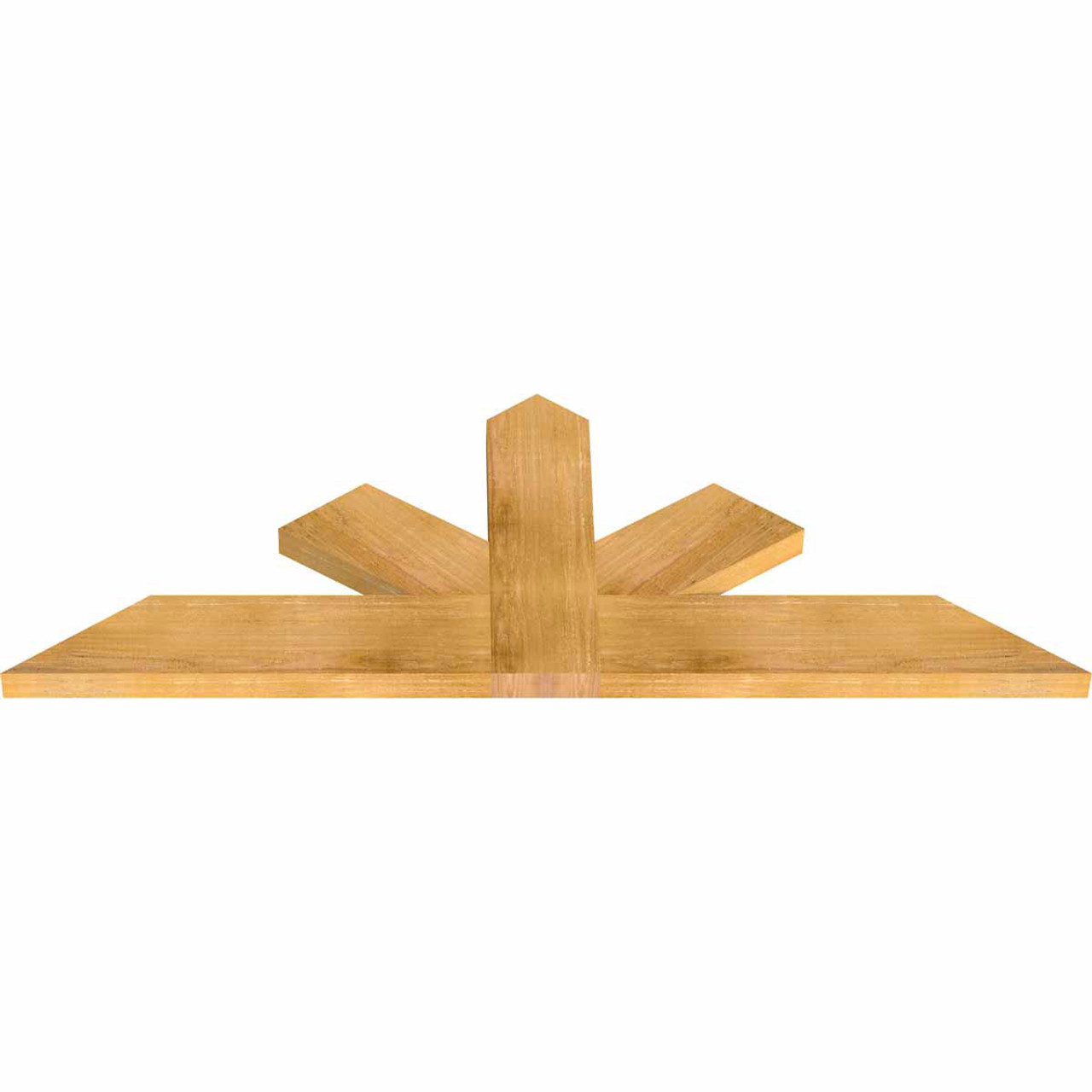 9/12 Pitch Saratoga Rough Sawn Timber Gable Bracket GBW060X22X0206SAR00RWR