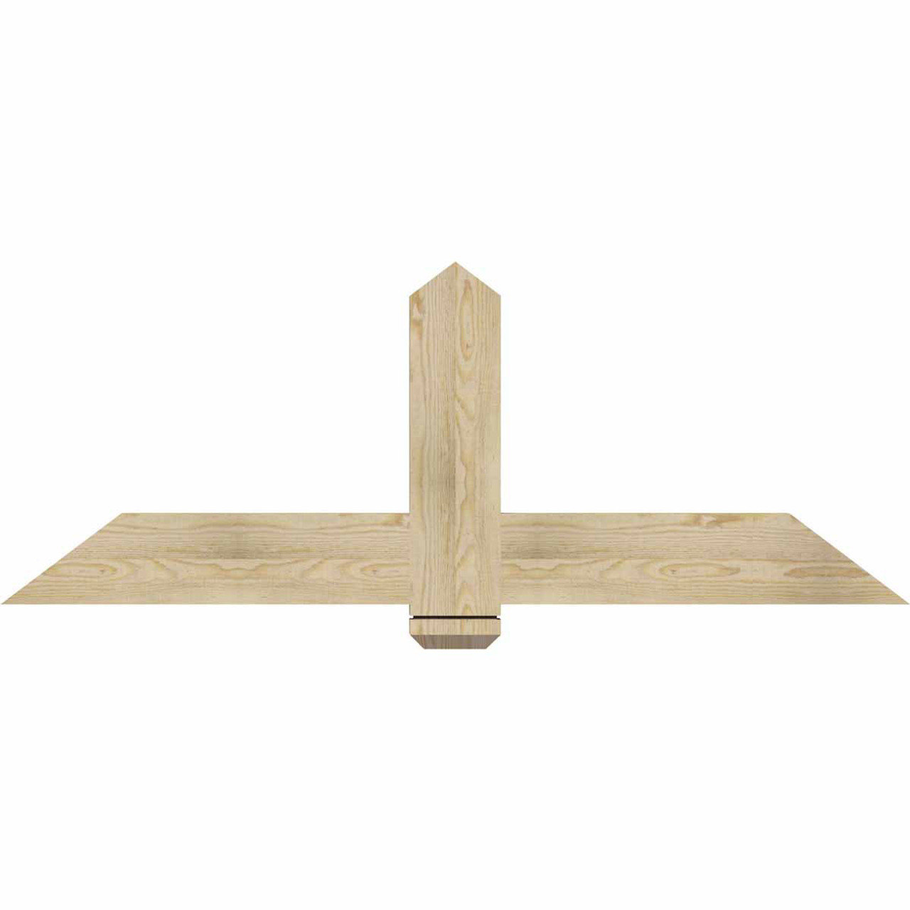 9/12 Pitch Eugene Rough Sawn Timber Gable Bracket GBW060X22X0206EUG00RDF