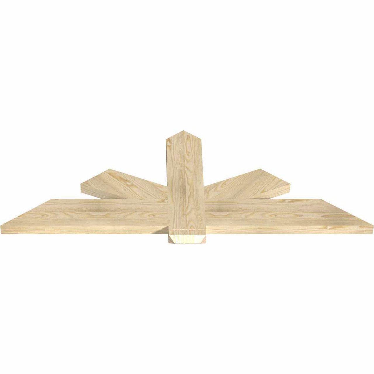 9/12 Pitch Kennewick Rough Sawn Timber Gable Bracket GBW060X22X0206KEN00RDF