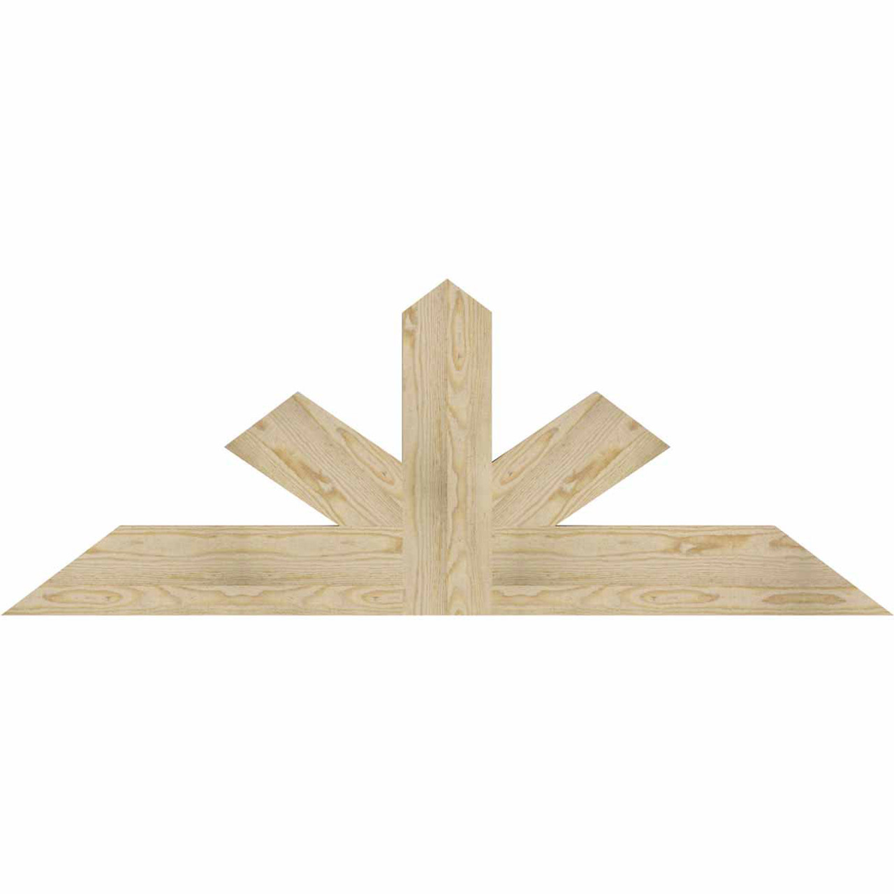 9/12 Pitch Saratoga Rough Sawn Timber Gable Bracket GBW060X22X0206SAR00RDF