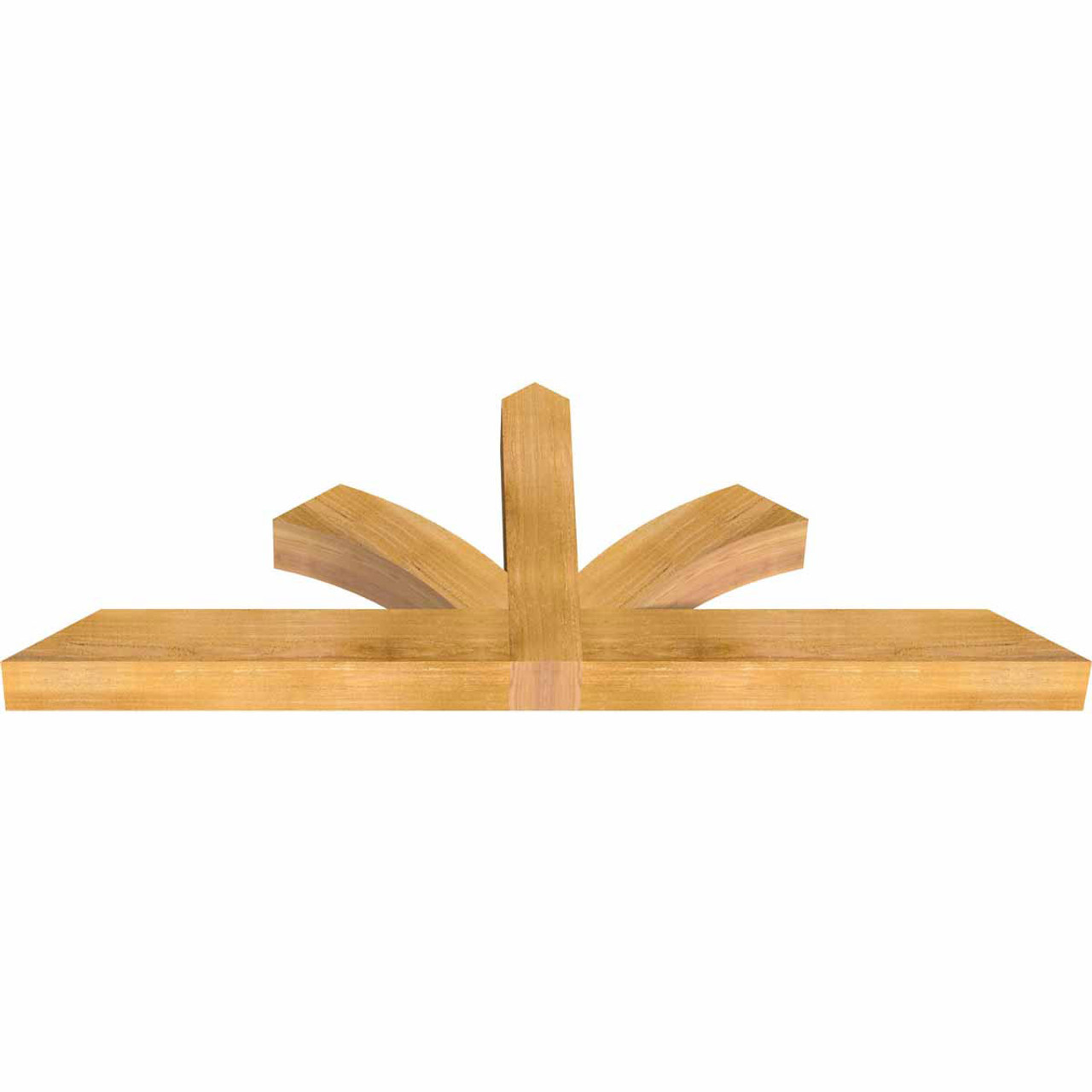 9/12 Pitch Richland Rough Sawn Timber Gable Bracket GBW060X22X0404RIC00RWR