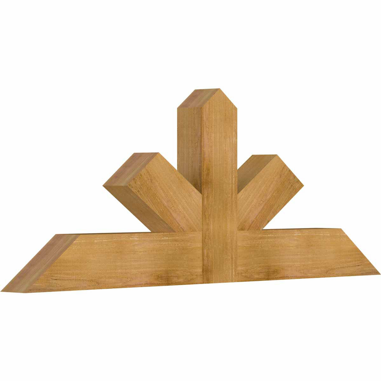 9/12 Pitch Saratoga Rough Sawn Timber Gable Bracket GBW060X22X0406SAR00RWR