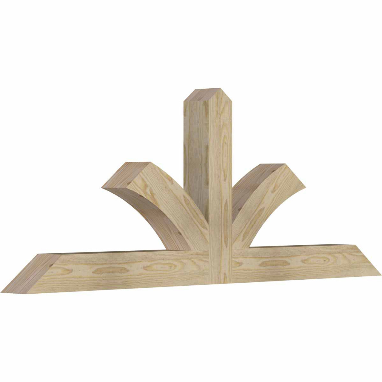 9/12 Pitch Richland Rough Sawn Timber Gable Bracket GBW060X22X0404RIC00RDF