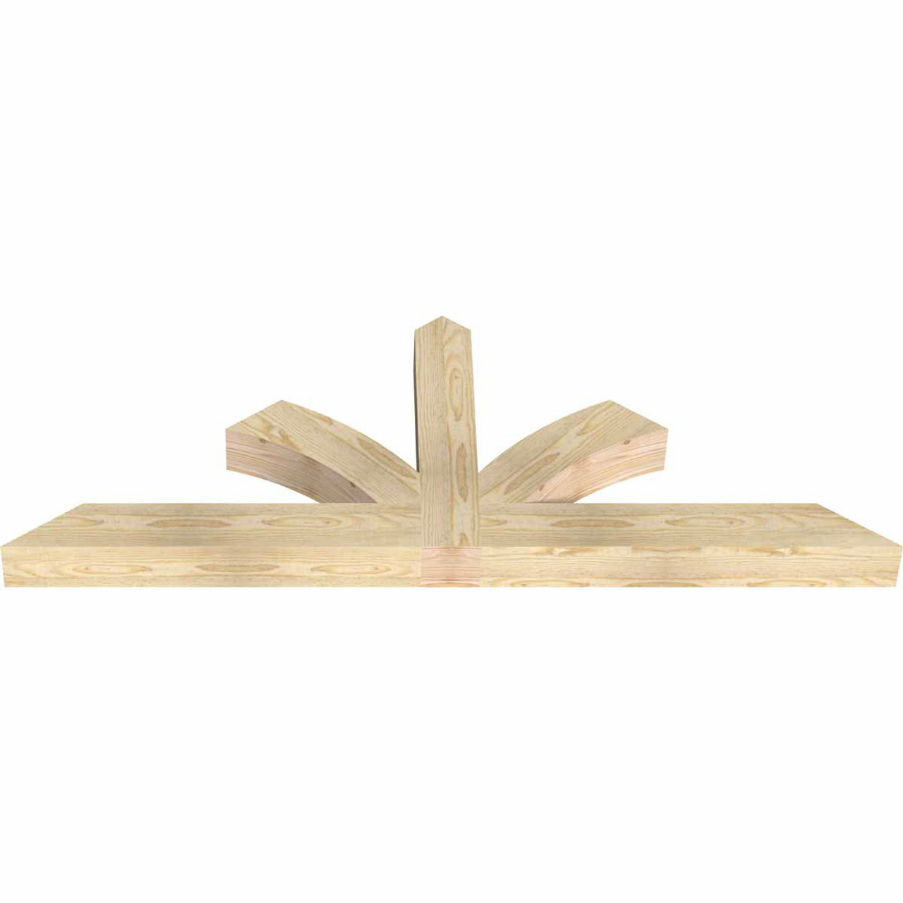 9/12 Pitch Richland Rough Sawn Timber Gable Bracket GBW060X22X0404RIC00RDF