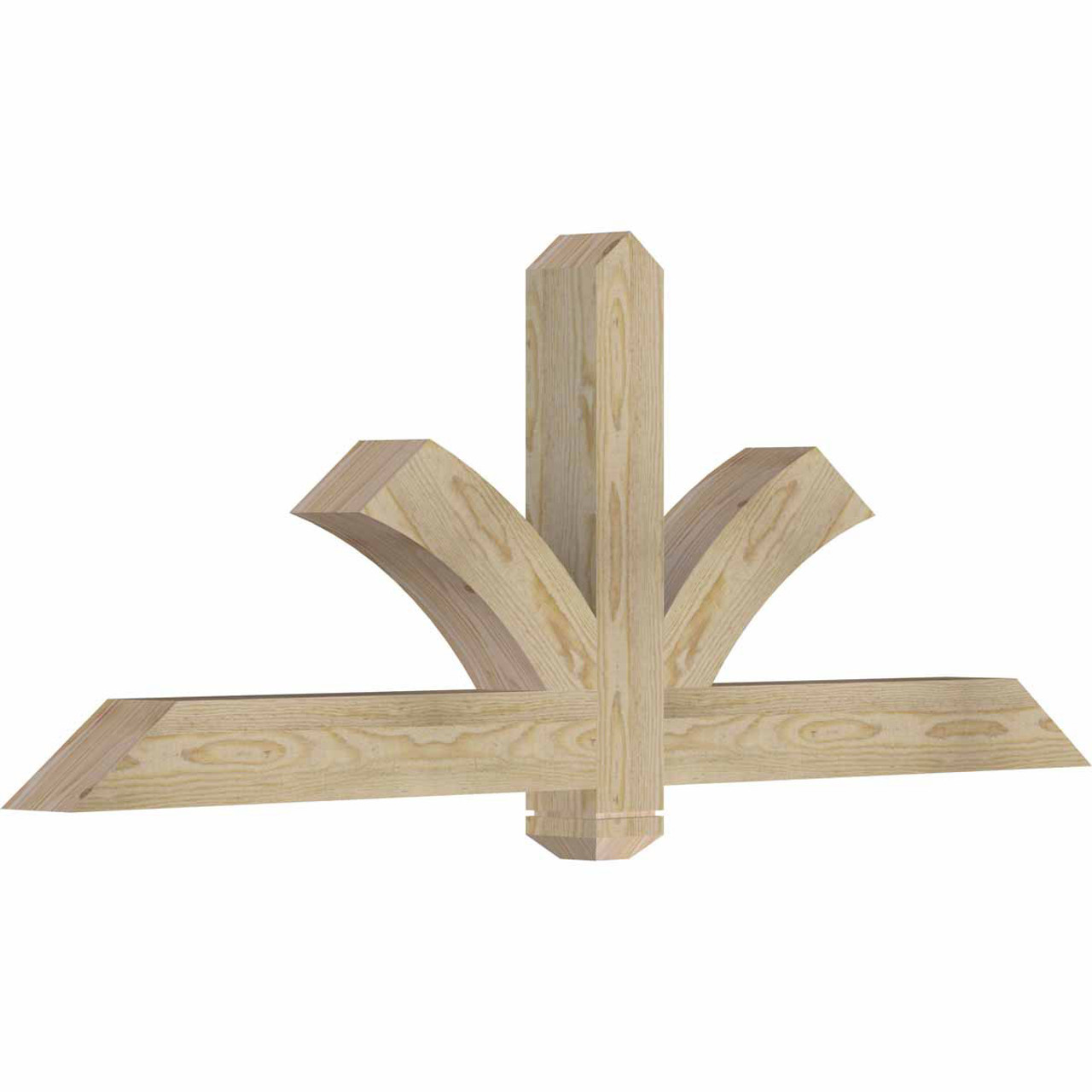 9/12 Pitch Redmond Rough Sawn Timber Gable Bracket GBW060X22X0404RED00RDF