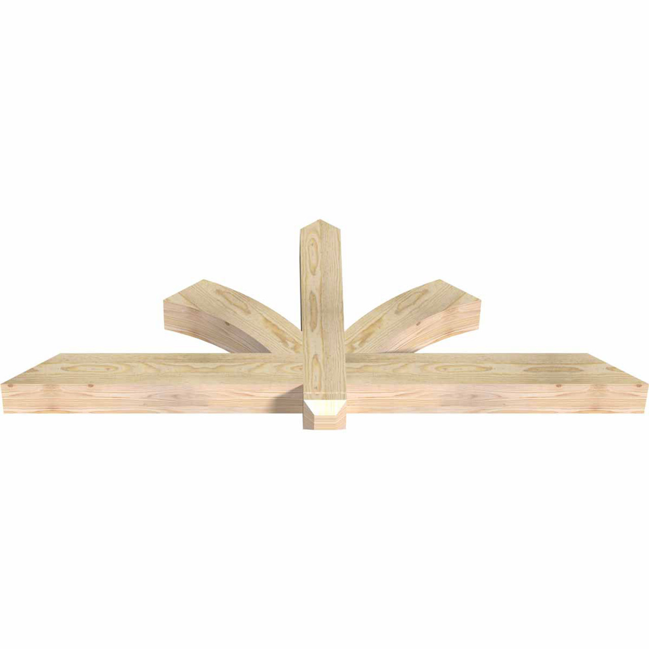 9/12 Pitch Redmond Rough Sawn Timber Gable Bracket GBW060X22X0404RED00RDF