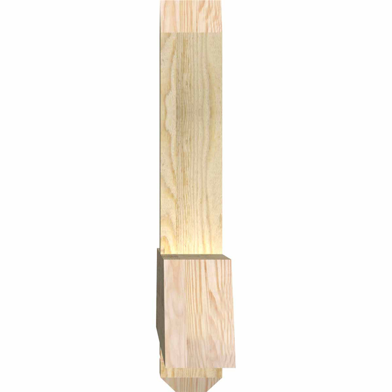 9/12 Pitch Eugene Rough Sawn Timber Gable Bracket GBW060X22X0406EUG00RDF