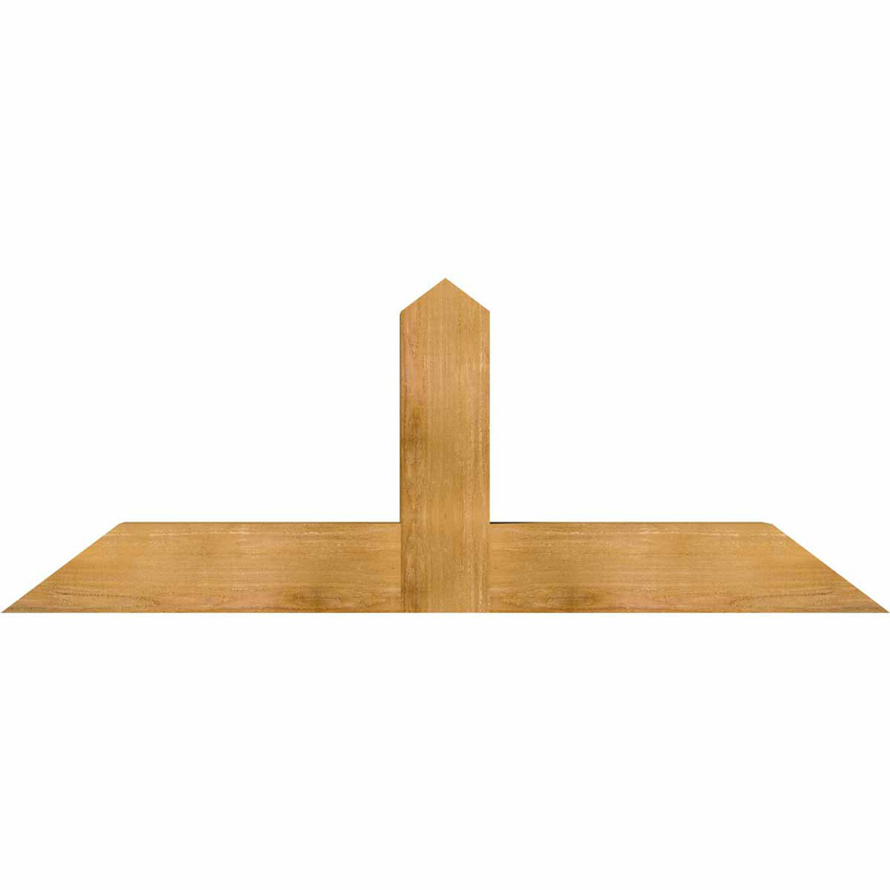 9/12 Pitch Portland Rough Sawn Timber Gable Bracket GBW060X22X0606POR00RWR