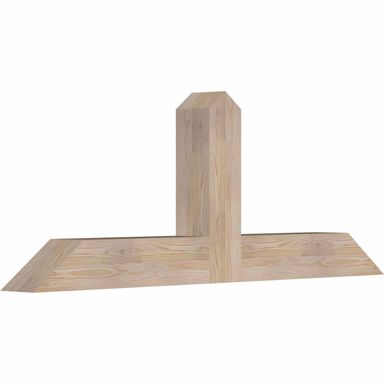 9/12 Pitch Portland Smooth Timber Gable Bracket GBW060X22X0606POR00SDF