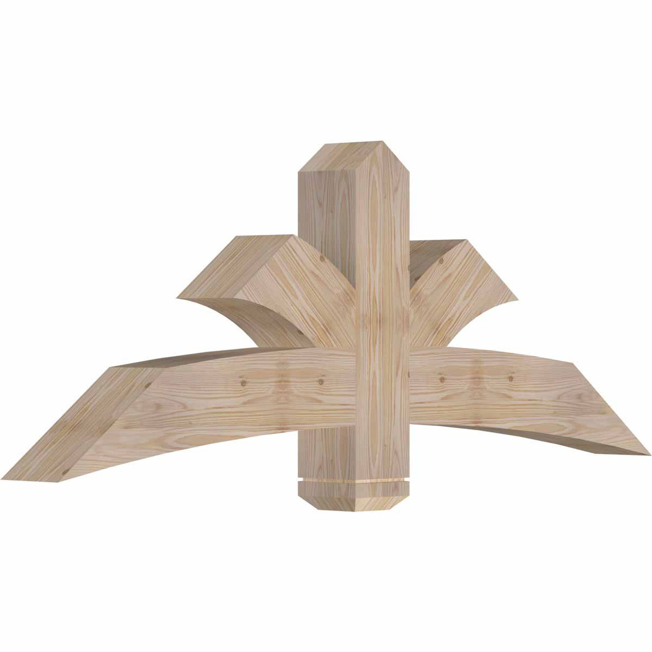 9/12 Pitch Davenport Smooth Timber Gable Bracket GBW060X22X0606DAV00SDF