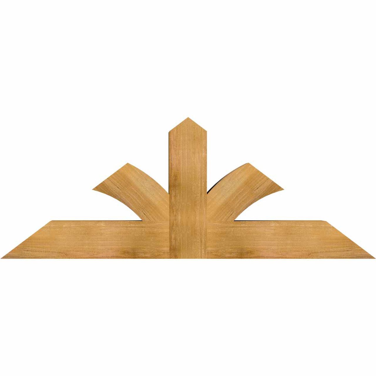 9/12 Pitch Richland Rough Sawn Timber Gable Bracket GBW060X22X0606RIC00RWR