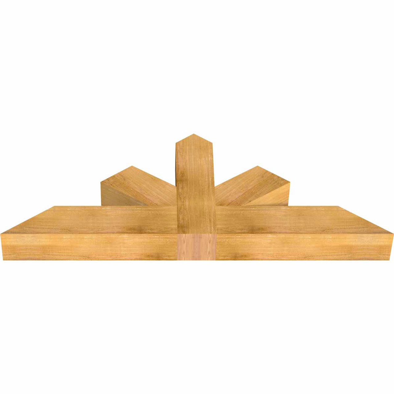 9/12 Pitch Saratoga Rough Sawn Timber Gable Bracket GBW060X22X0606SAR00RWR