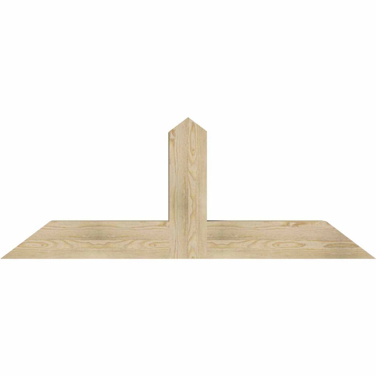 9/12 Pitch Portland Rough Sawn Timber Gable Bracket GBW060X22X0606POR00RDF