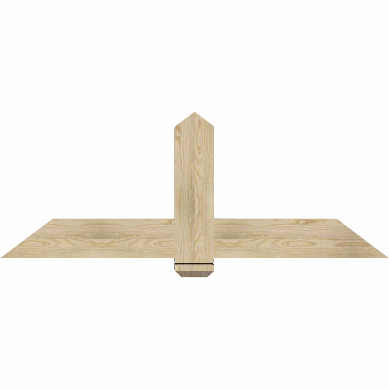 9/12 Pitch Eugene Rough Sawn Timber Gable Bracket GBW060X22X0606EUG00RDF