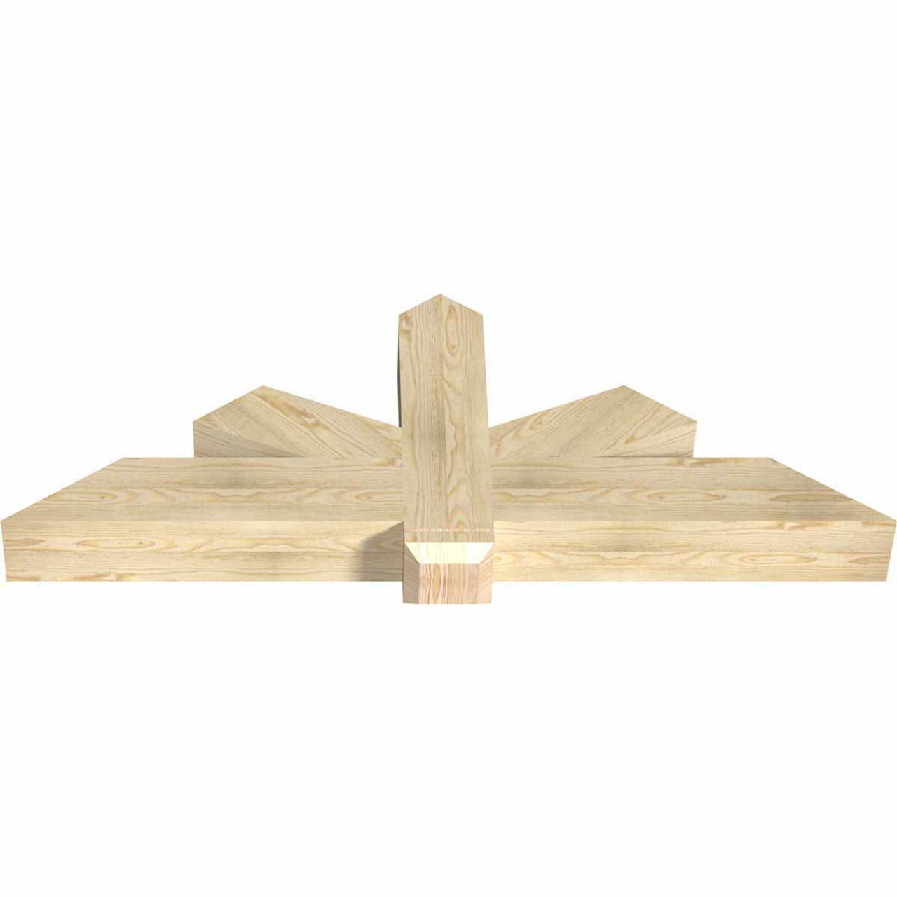 9/12 Pitch Kennewick Rough Sawn Timber Gable Bracket GBW060X22X0606KEN00RDF