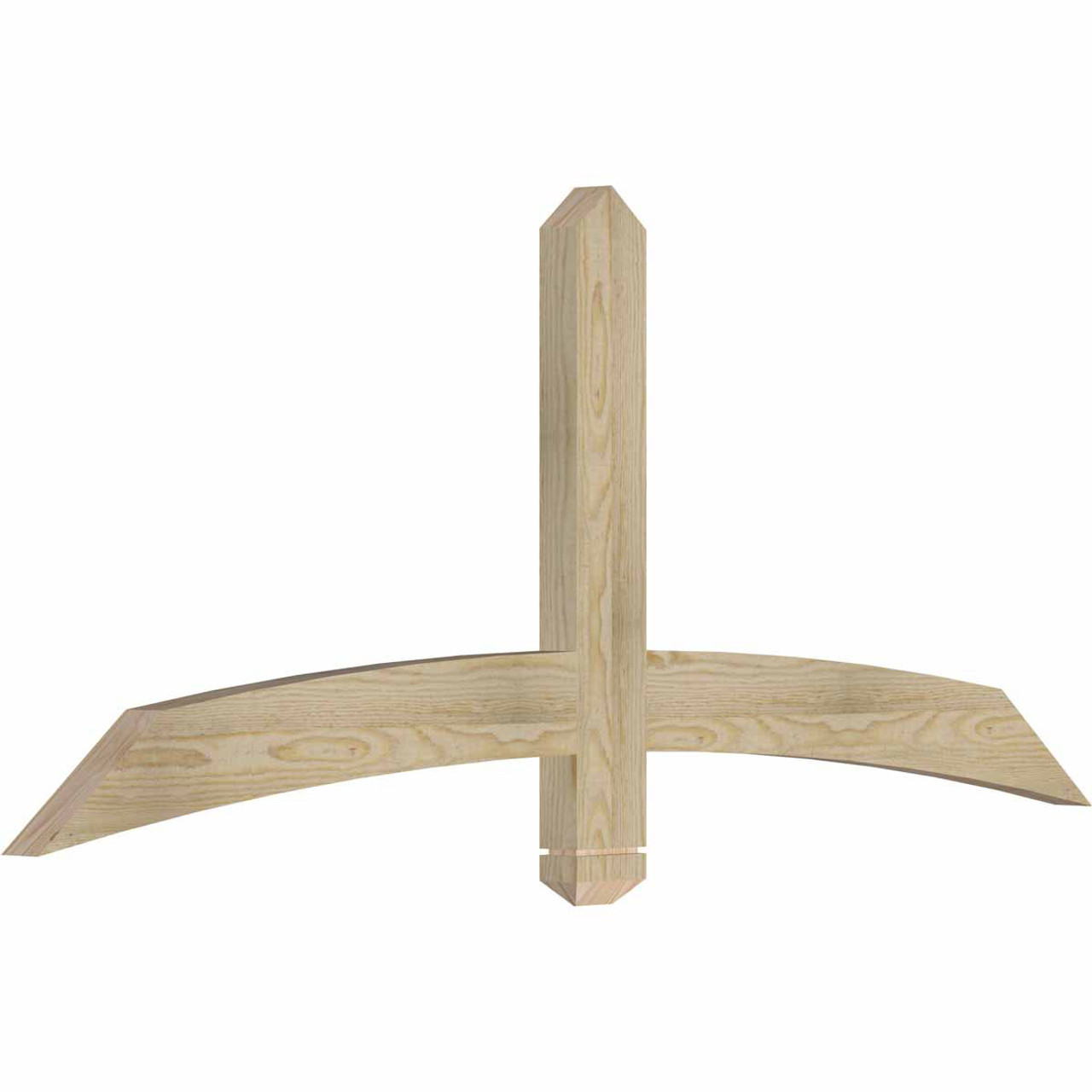 10/12 Pitch Bellingham Rough Sawn Timber Gable Bracket GBW060X25X0204BEL00RDF