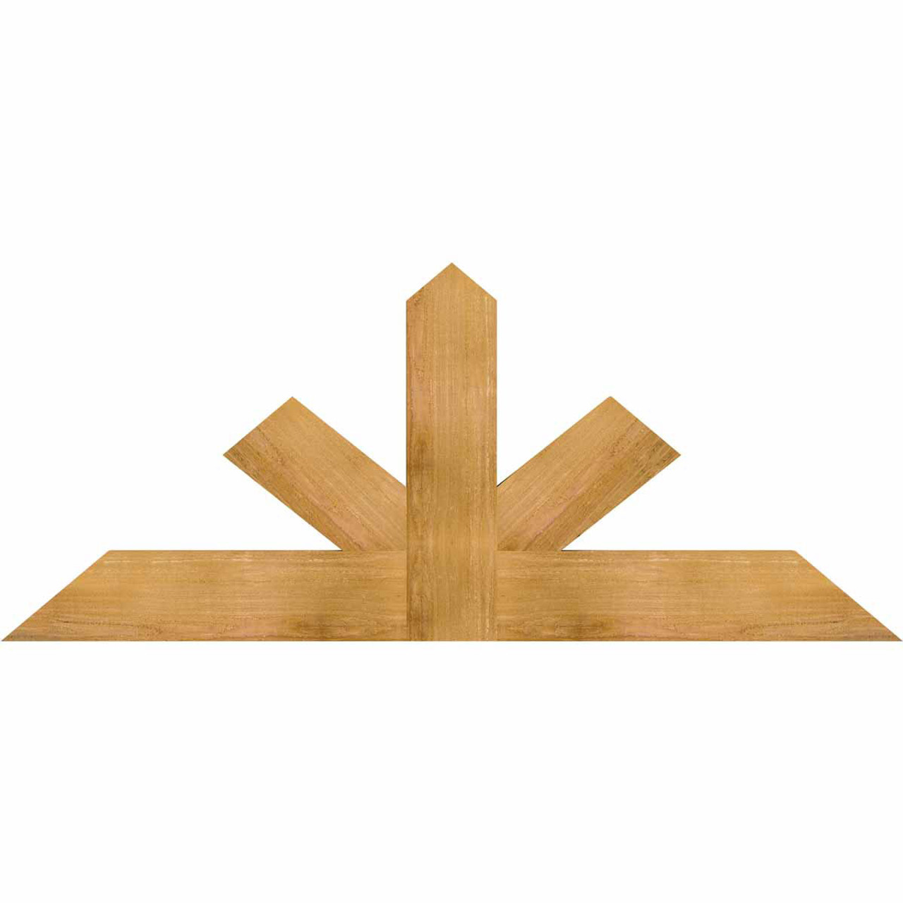 10/12 Pitch Saratoga Rough Sawn Timber Gable Bracket GBW060X25X0206SAR00RWR