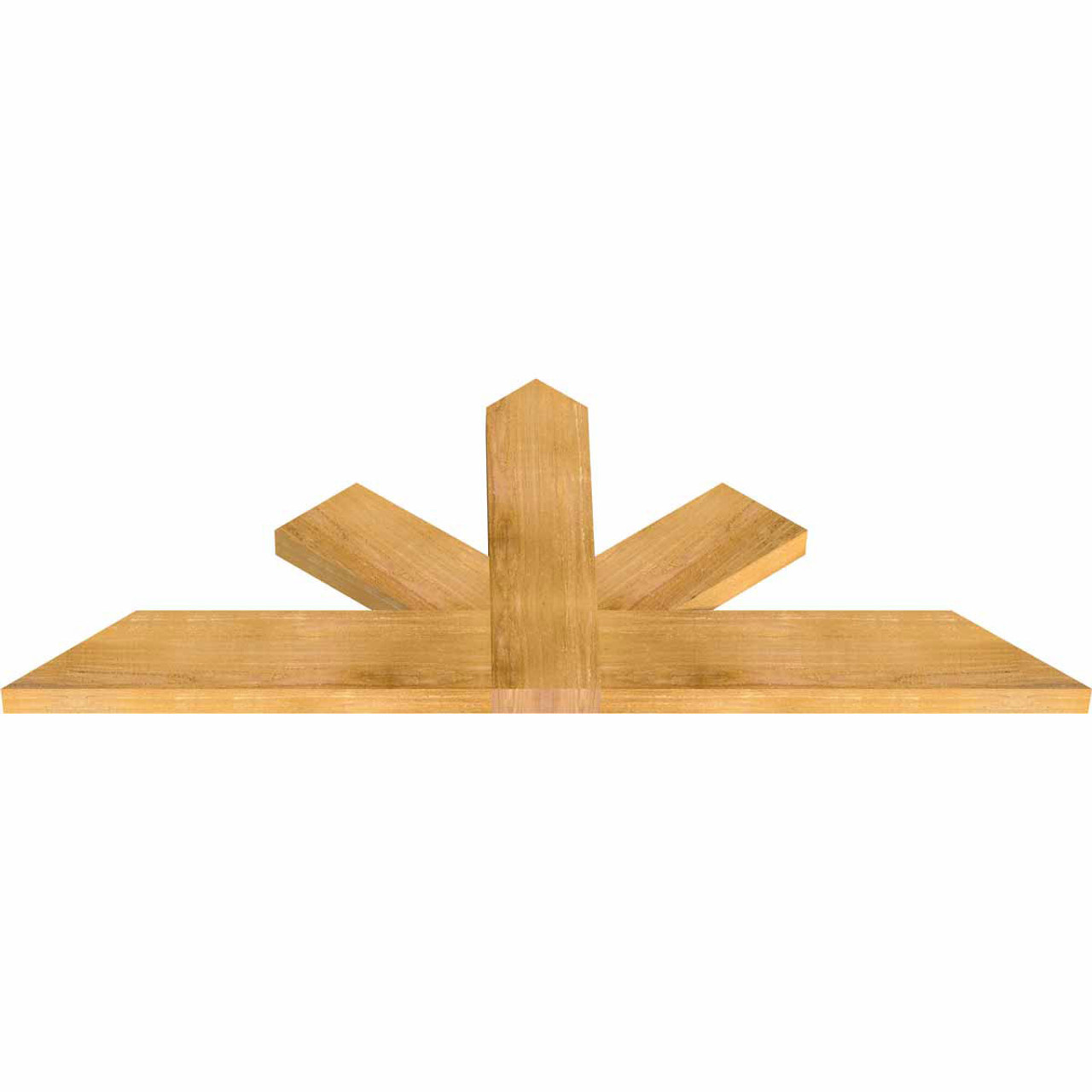 10/12 Pitch Saratoga Rough Sawn Timber Gable Bracket GBW060X25X0206SAR00RWR