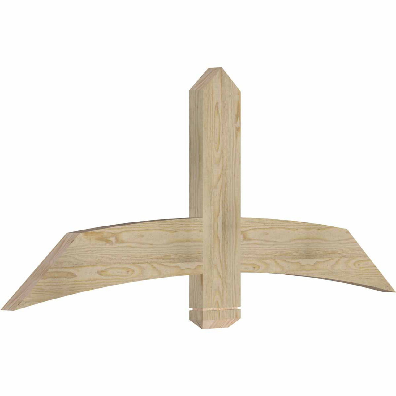 10/12 Pitch Bellingham Rough Sawn Timber Gable Bracket GBW060X25X0206BEL00RDF