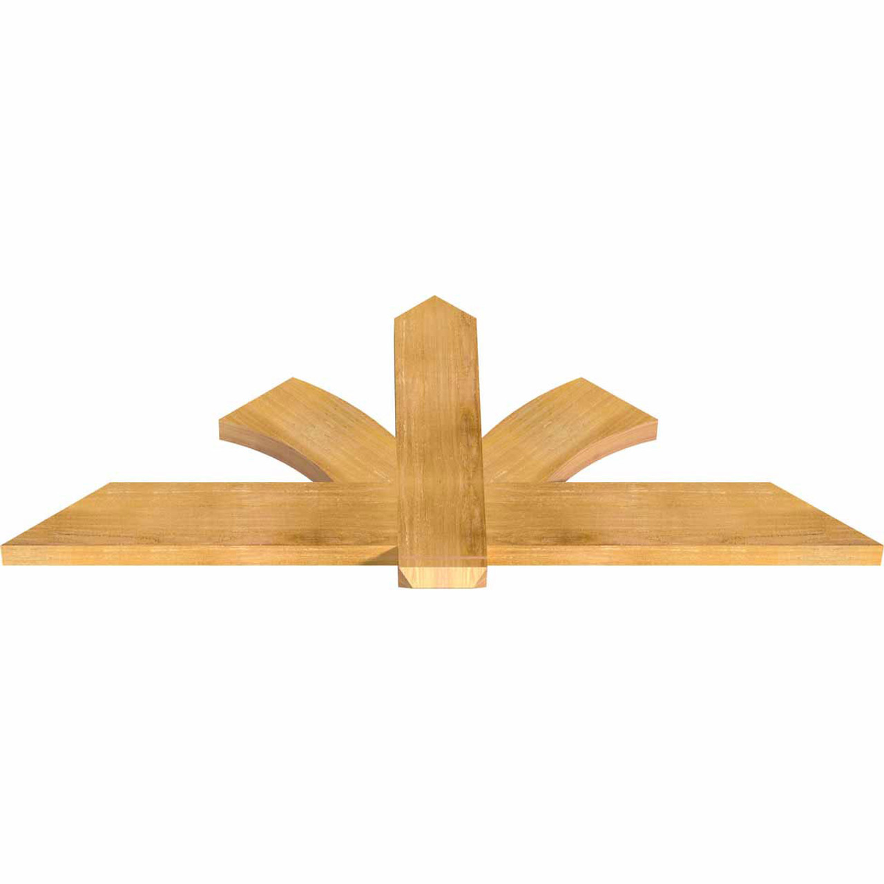 10/12 Pitch Redmond Rough Sawn Timber Gable Bracket GBW060X25X0206RED00RWR