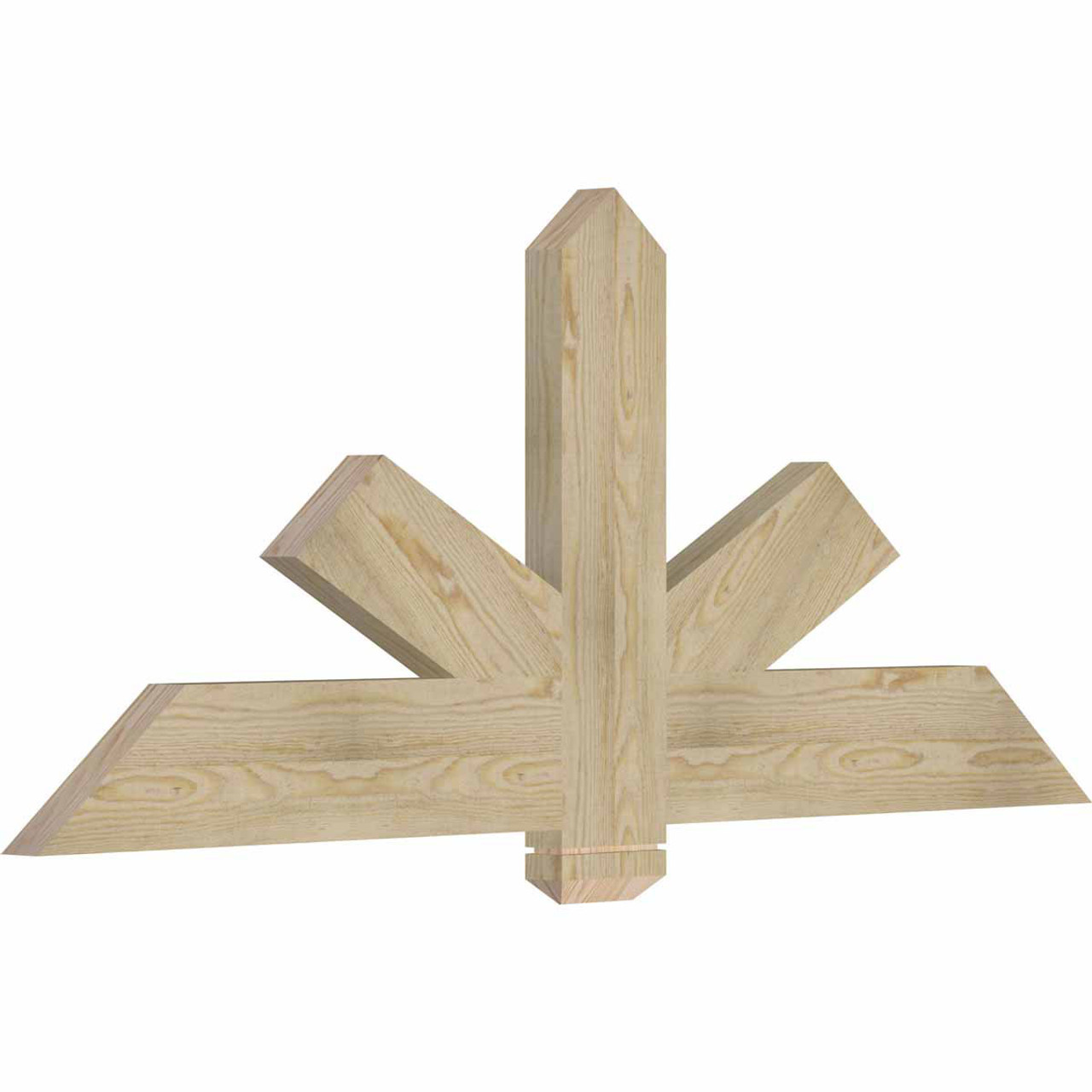 10/12 Pitch Kennewick Rough Sawn Timber Gable Bracket GBW060X25X0206KEN00RDF