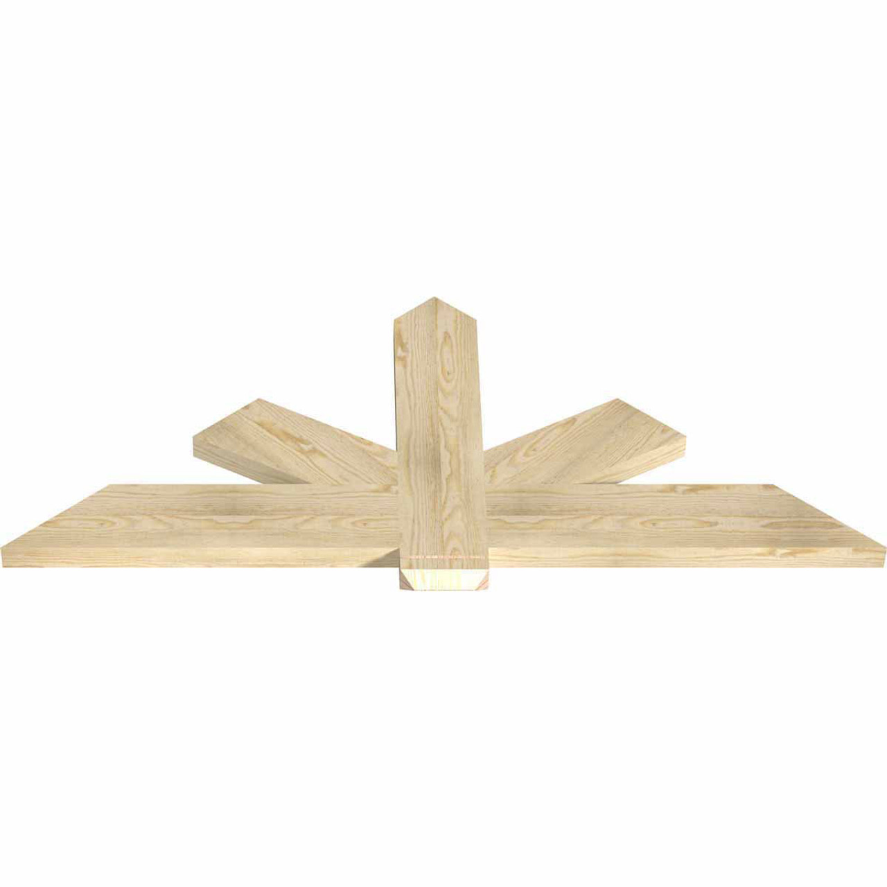 10/12 Pitch Kennewick Rough Sawn Timber Gable Bracket GBW060X25X0206KEN00RDF