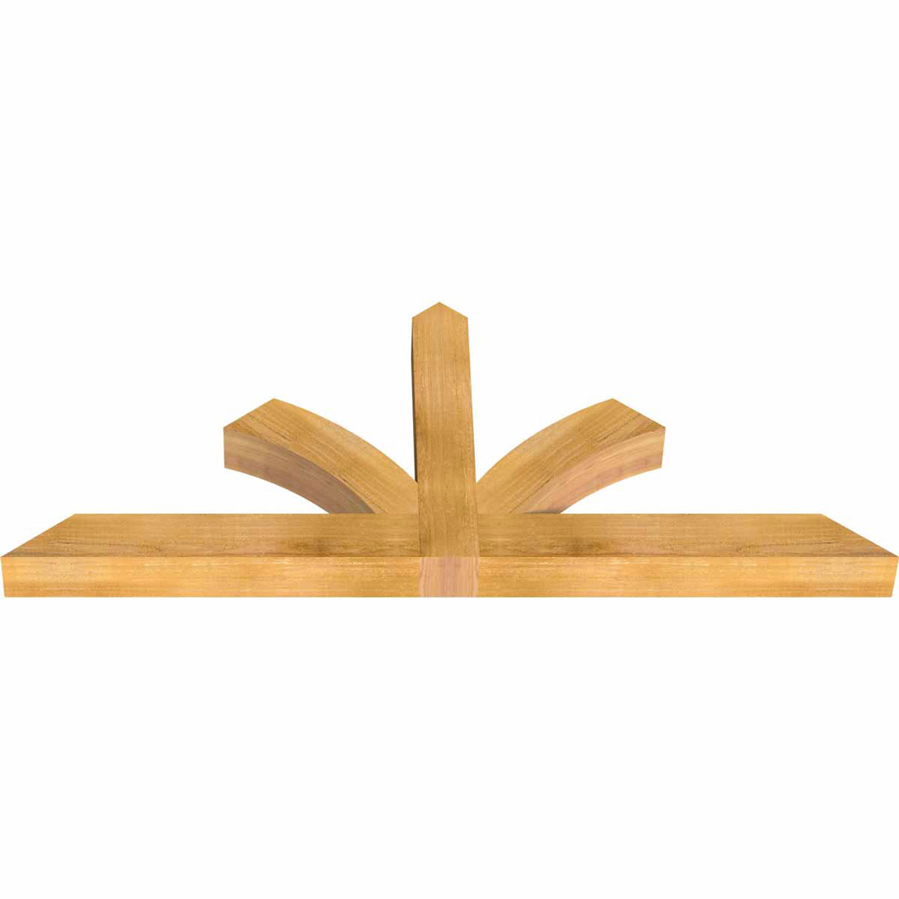 10/12 Pitch Richland Rough Sawn Timber Gable Bracket GBW060X25X0404RIC00RWR