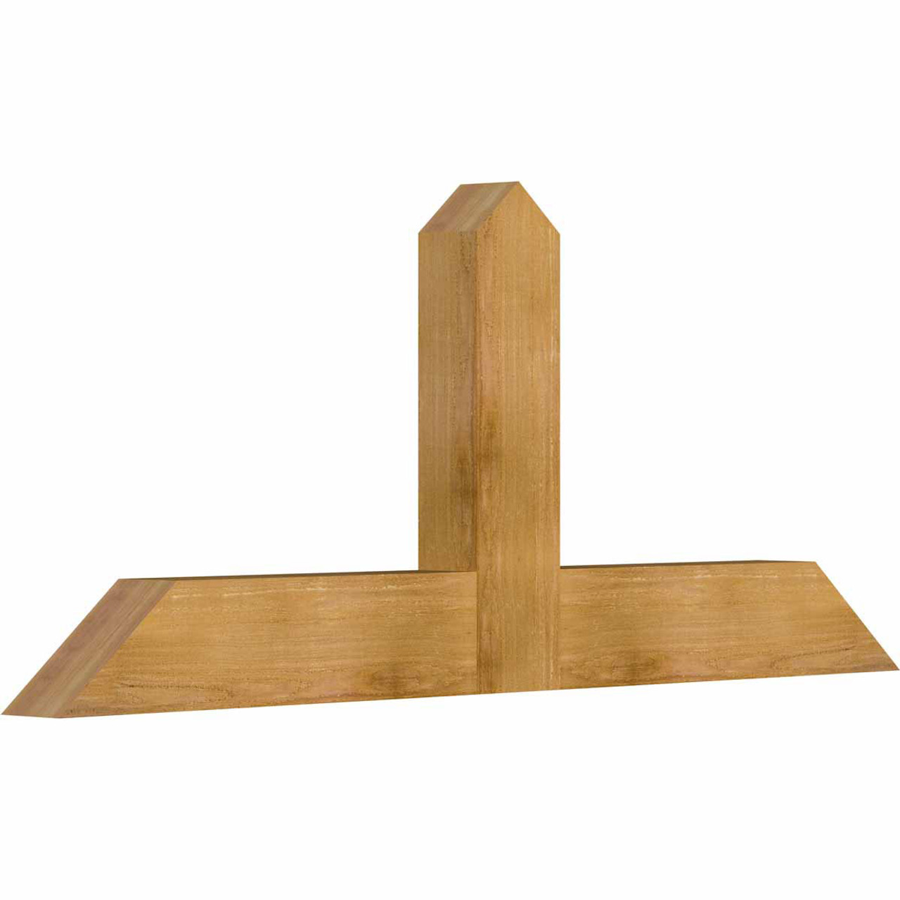 10/12 Pitch Portland Rough Sawn Timber Gable Bracket GBW060X25X0406POR00RWR