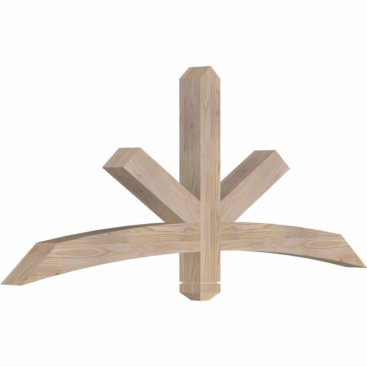 10/12 Pitch Alberta Smooth Timber Gable Bracket GBW060X25X0404ALB00SDF