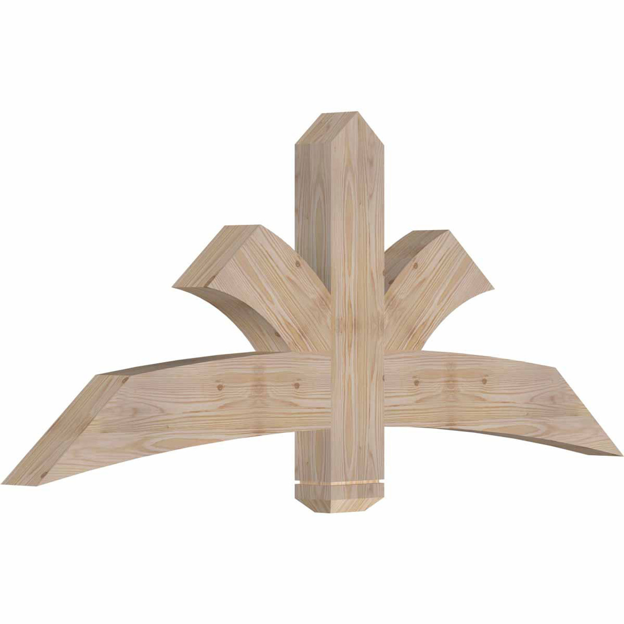 10/12 Pitch Davenport Smooth Timber Gable Bracket GBW060X25X0406DAV00SDF