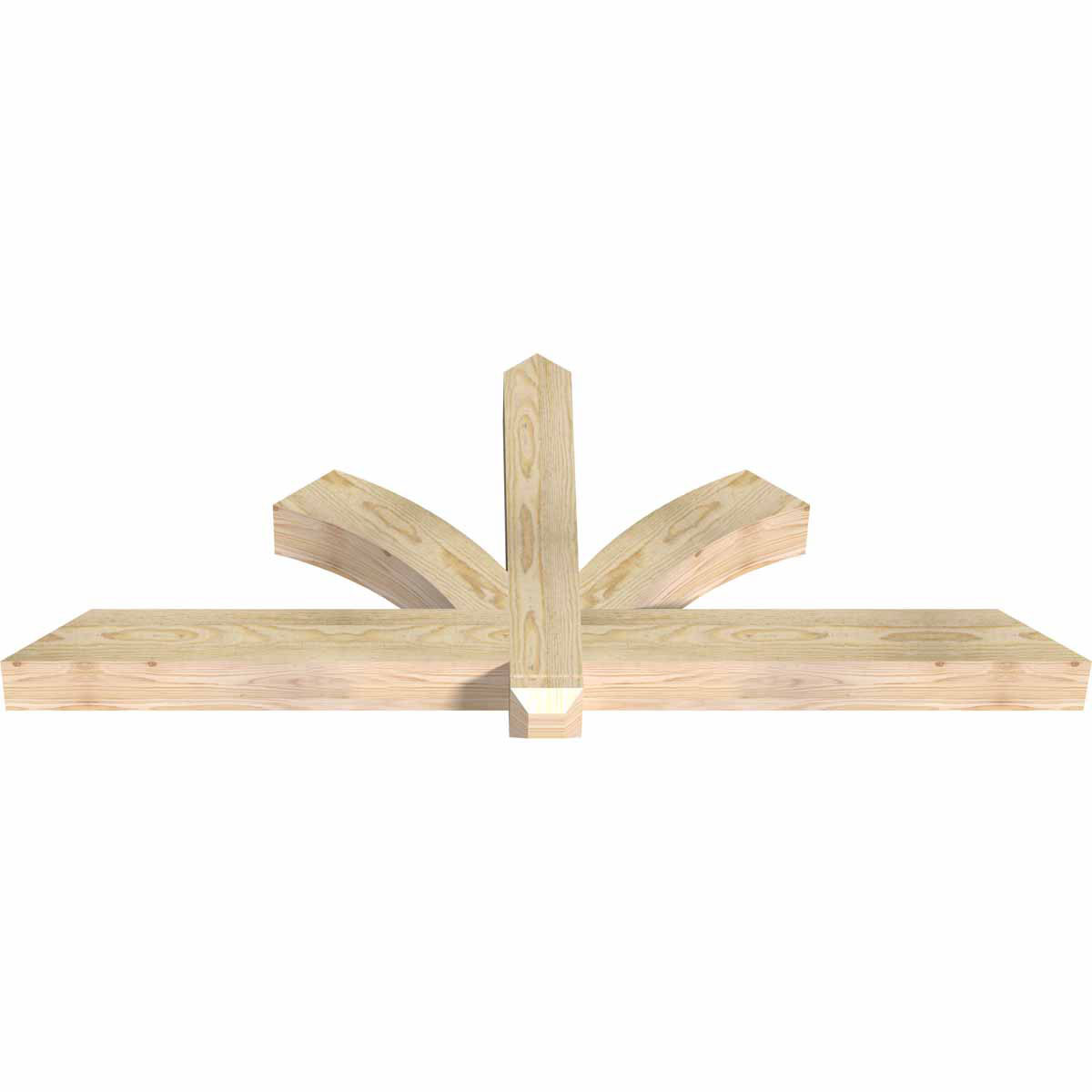 10/12 Pitch Redmond Rough Sawn Timber Gable Bracket GBW060X25X0404RED00RDF