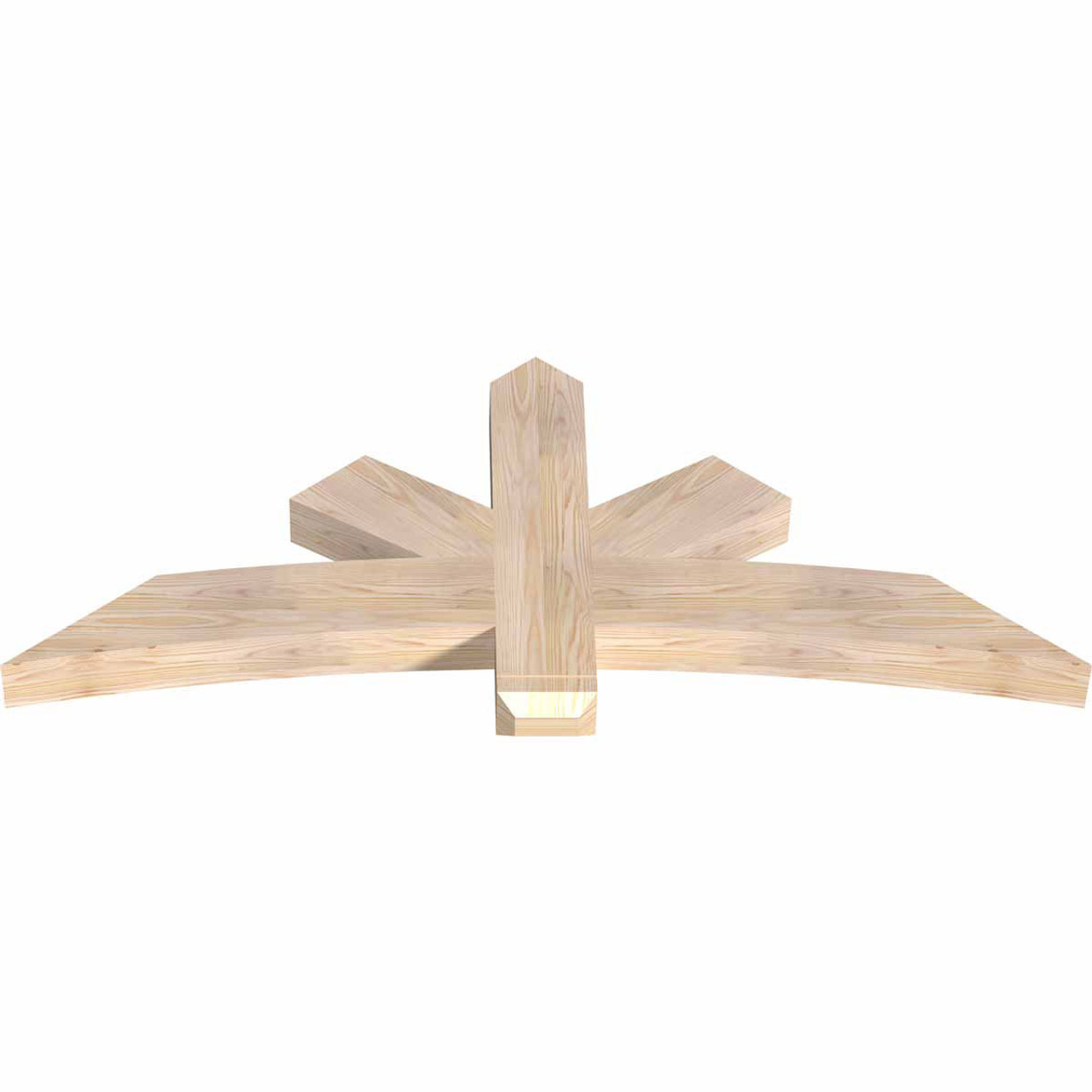 10/12 Pitch Alberta Smooth Timber Gable Bracket GBW060X25X0406ALB00SDF