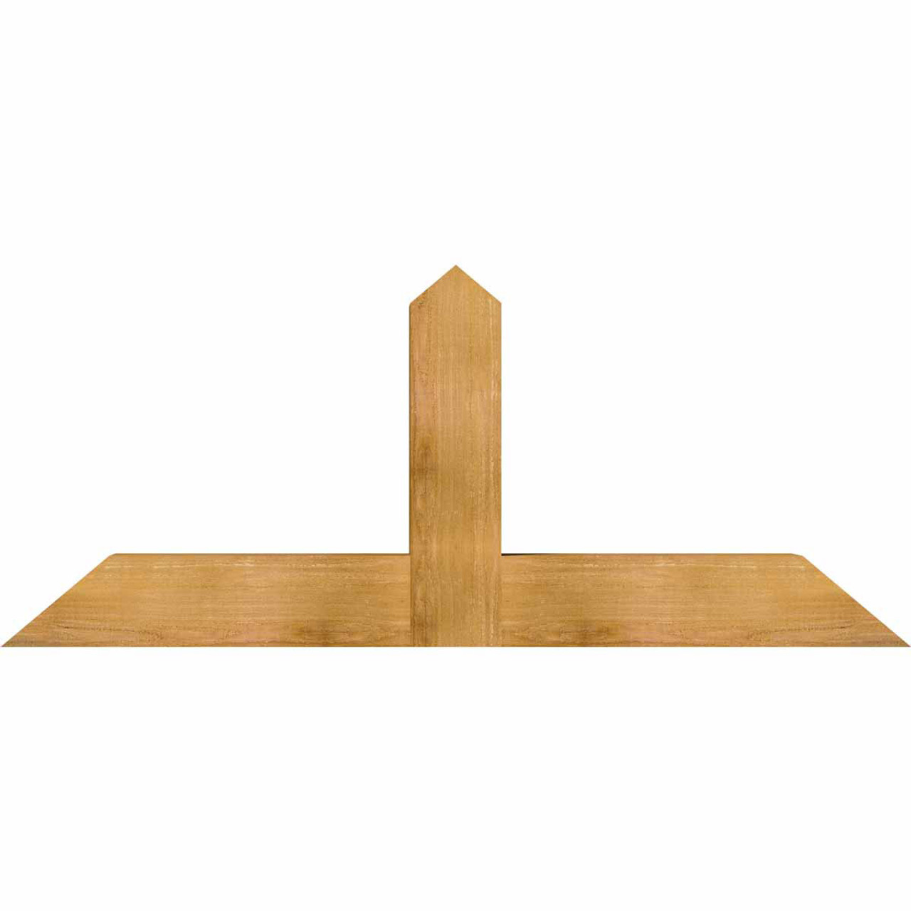 10/12 Pitch Portland Rough Sawn Timber Gable Bracket GBW060X25X0606POR00RWR