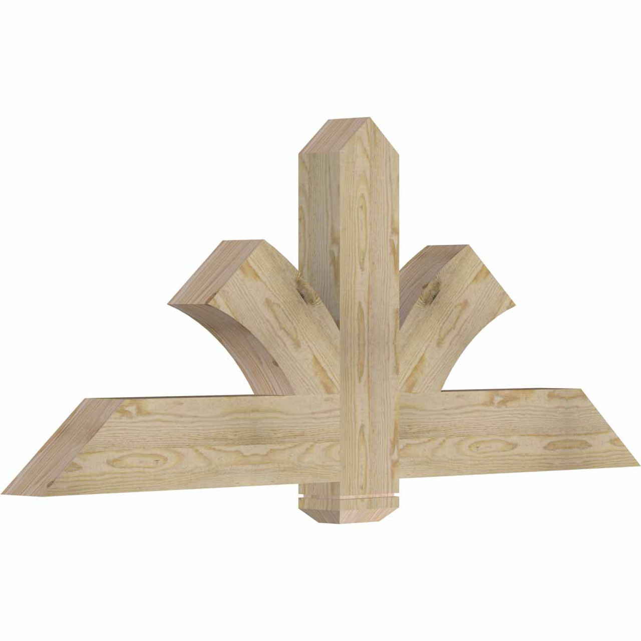 10/12 Pitch Redmond Rough Sawn Timber Gable Bracket GBW060X25X0406RED00RDF