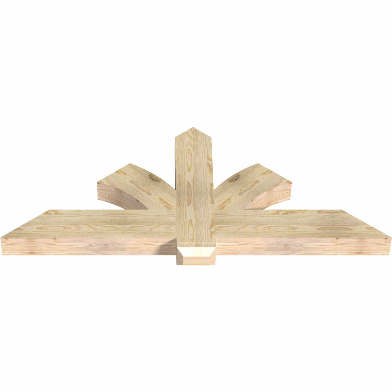 10/12 Pitch Redmond Rough Sawn Timber Gable Bracket GBW060X25X0406RED00RDF