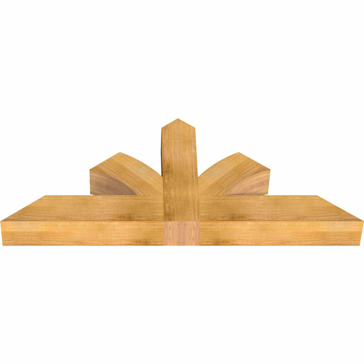 10/12 Pitch Richland Rough Sawn Timber Gable Bracket GBW060X25X0606RIC00RWR