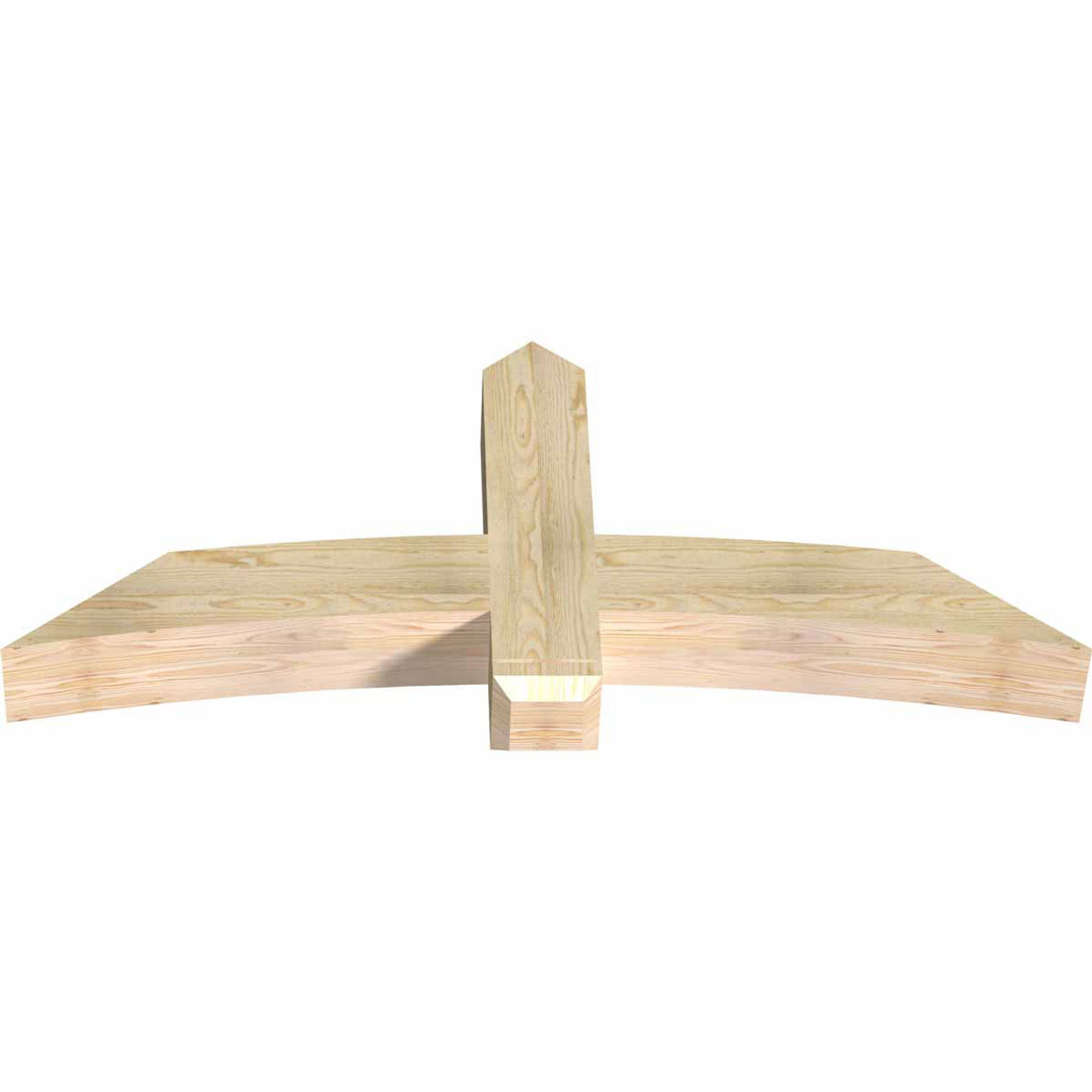 10/12 Pitch Bellingham Rough Sawn Timber Gable Bracket GBW060X25X0606BEL00RDF