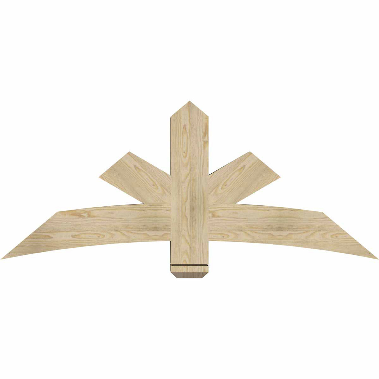 10/12 Pitch Alberta Rough Sawn Timber Gable Bracket GBW060X25X0606ALB00RDF