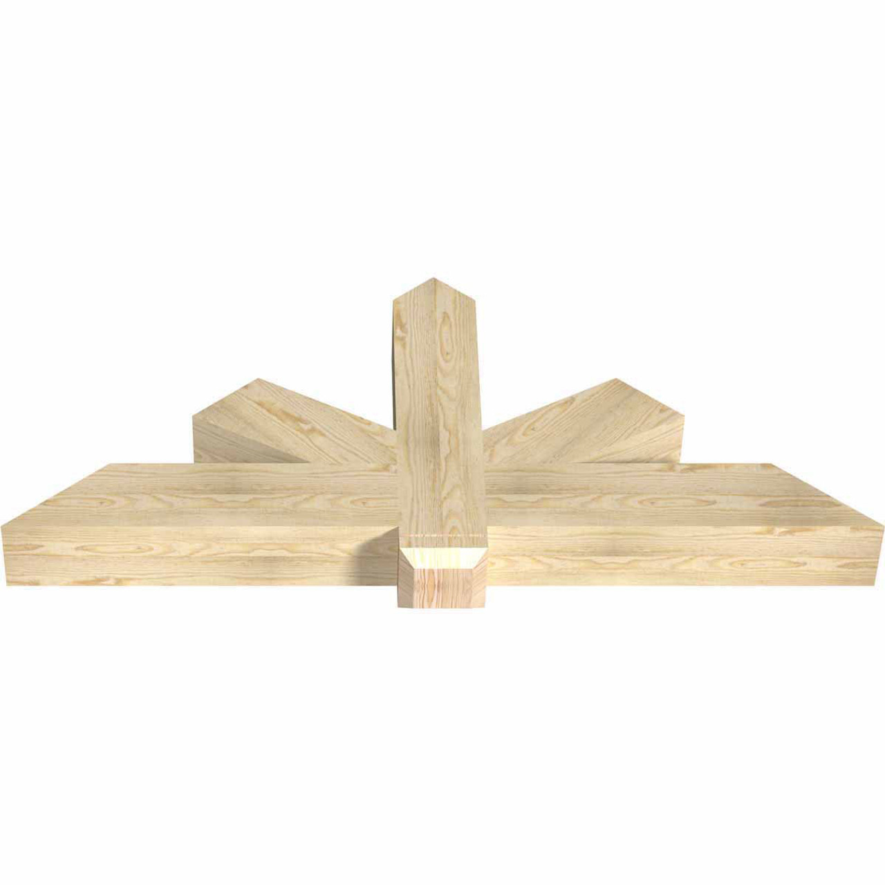 10/12 Pitch Kennewick Rough Sawn Timber Gable Bracket GBW060X25X0606KEN00RDF