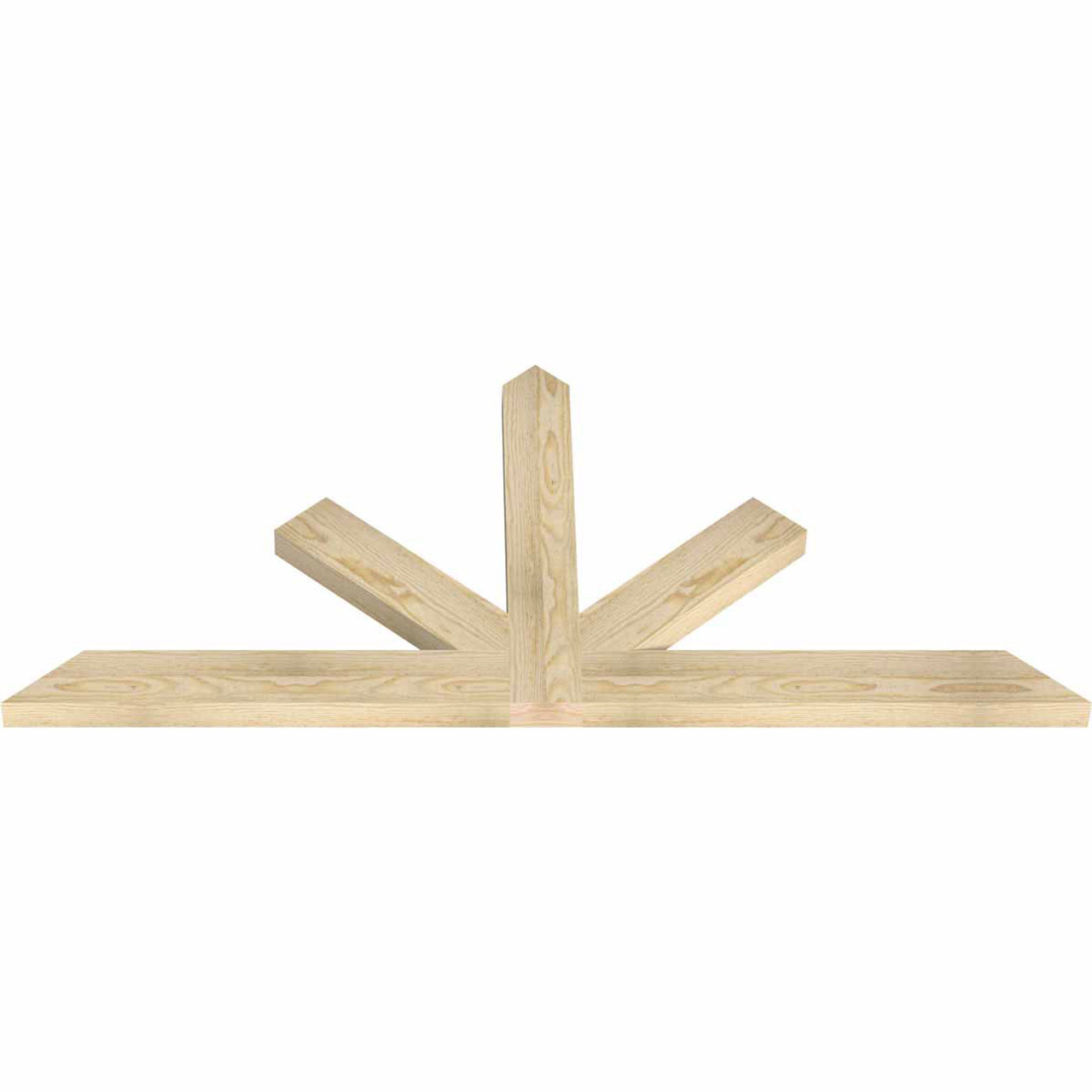 11/12 Pitch Saratoga Rough Sawn Timber Gable Bracket GBW060X27X0204SAR00RDF