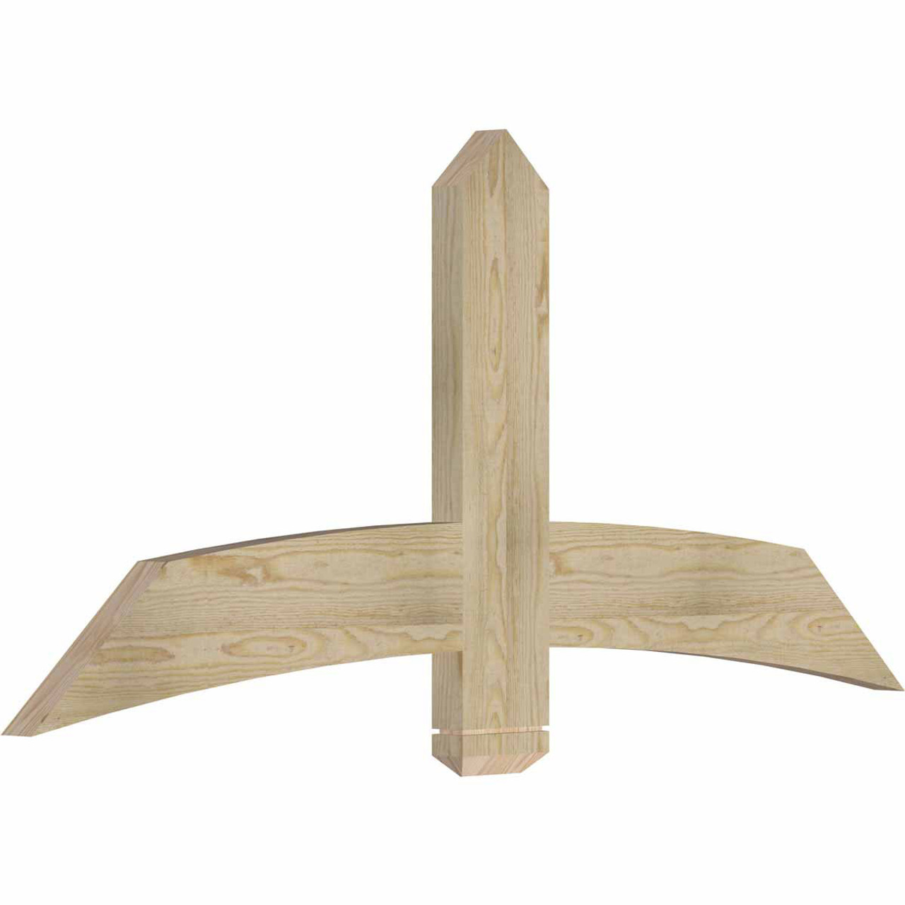 11/12 Pitch Bellingham Rough Sawn Timber Gable Bracket GBW060X27X0206BEL00RDF