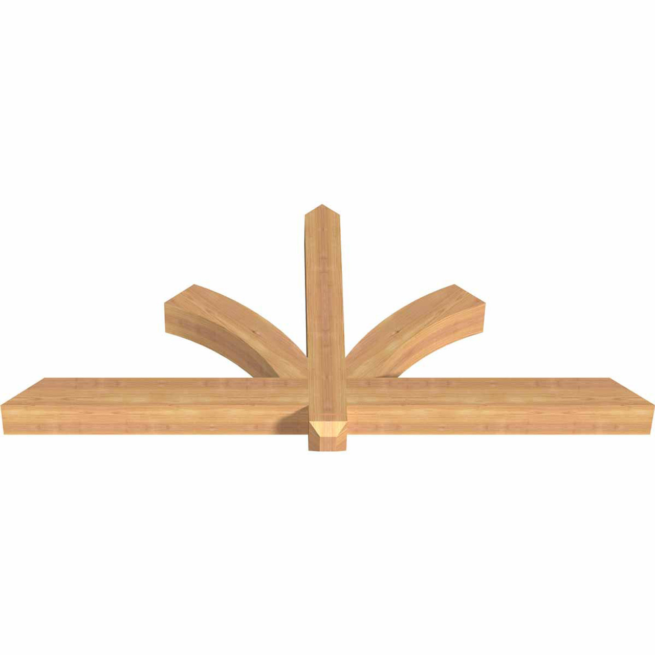 11/12 Pitch Redmond Smooth Timber Gable Bracket GBW060X27X0404RED00SWR