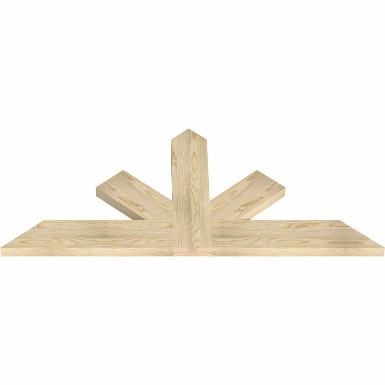 11/12 Pitch Saratoga Rough Sawn Timber Gable Bracket GBW060X27X0206SAR00RDF