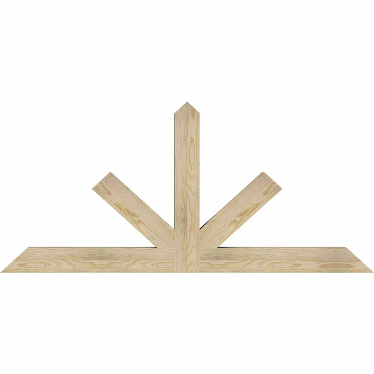 11/12 Pitch Saratoga Rough Sawn Timber Gable Bracket GBW060X27X0404SAR00RDF