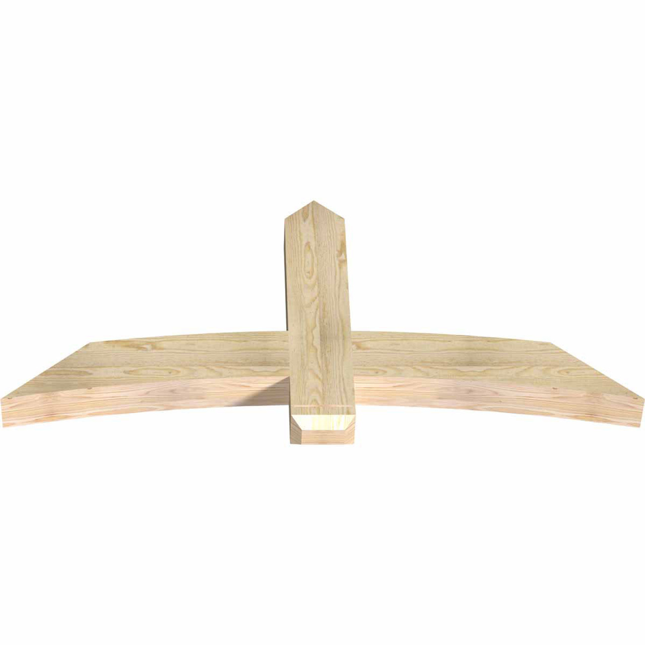 11/12 Pitch Bellingham Rough Sawn Timber Gable Bracket GBW060X27X0406BEL00RDF