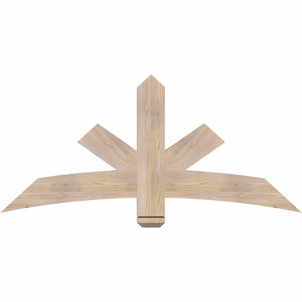 11/12 Pitch Alberta Smooth Timber Gable Bracket GBW060X27X0406ALB00SDF